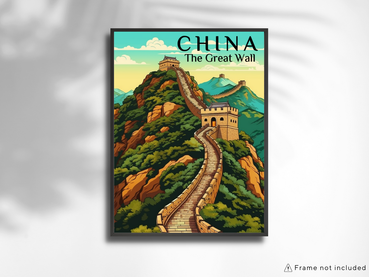 China: The Great Wall Printed Poster