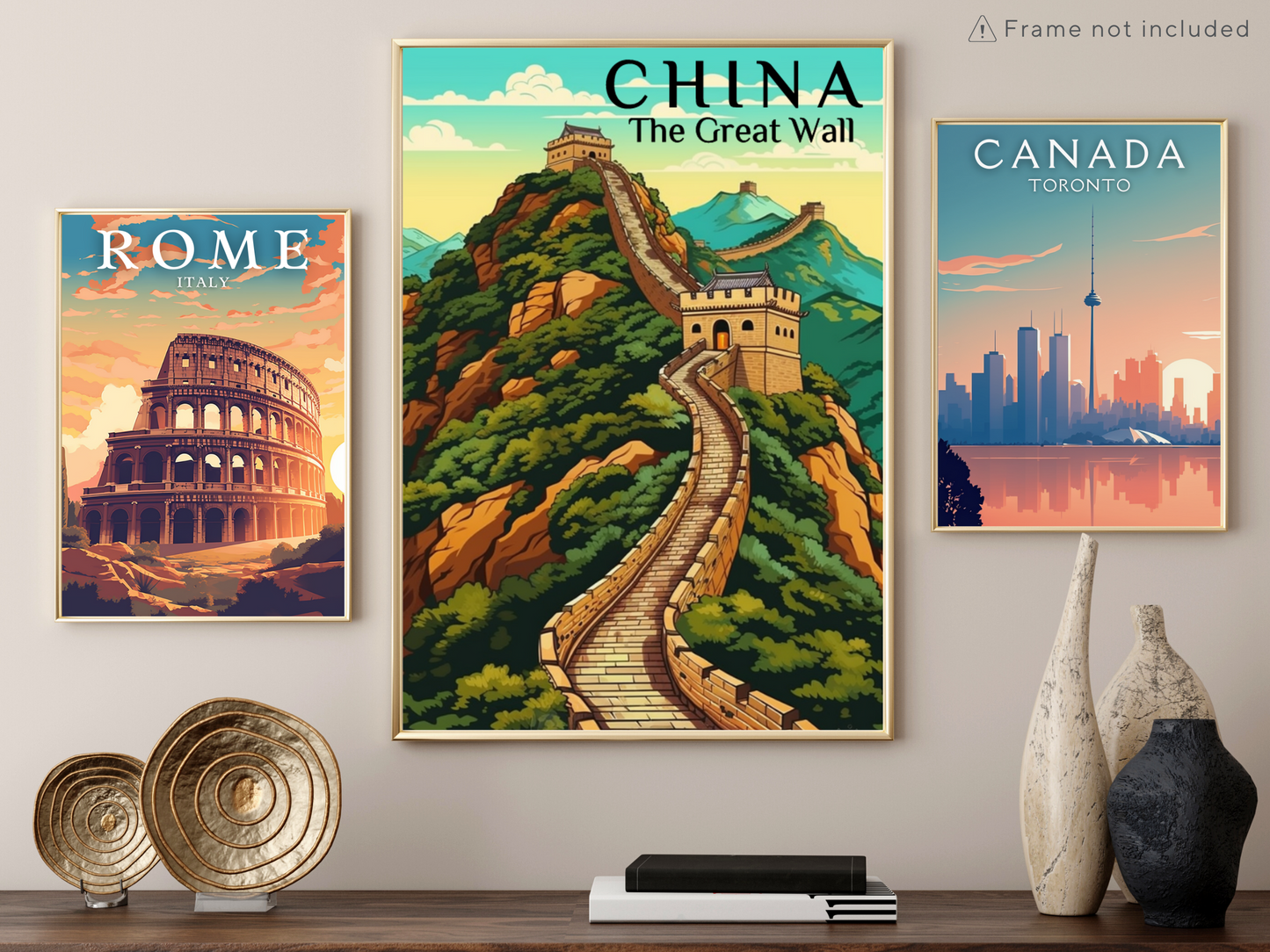 China: The Great Wall Printed Poster