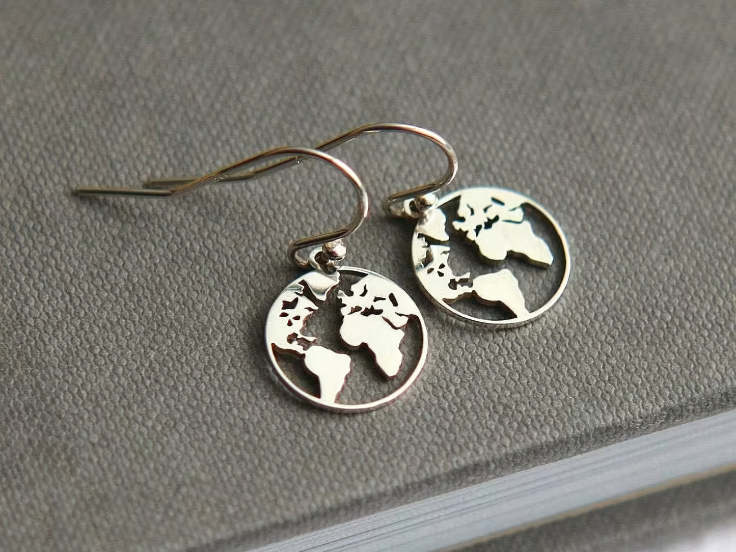 World Map Earings