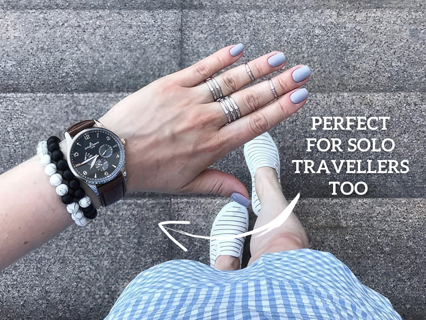 Wanderlust Stones Couple Bracelet