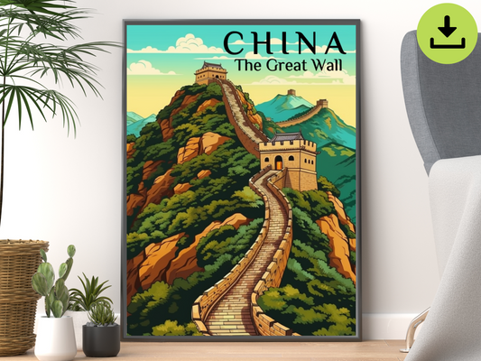 China: The Great Wall Downloadable Poster