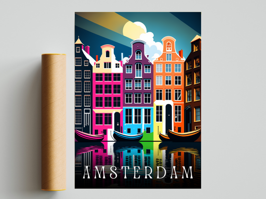 Amsterdam Printed Poster