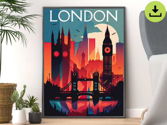 London Downloadable Poster