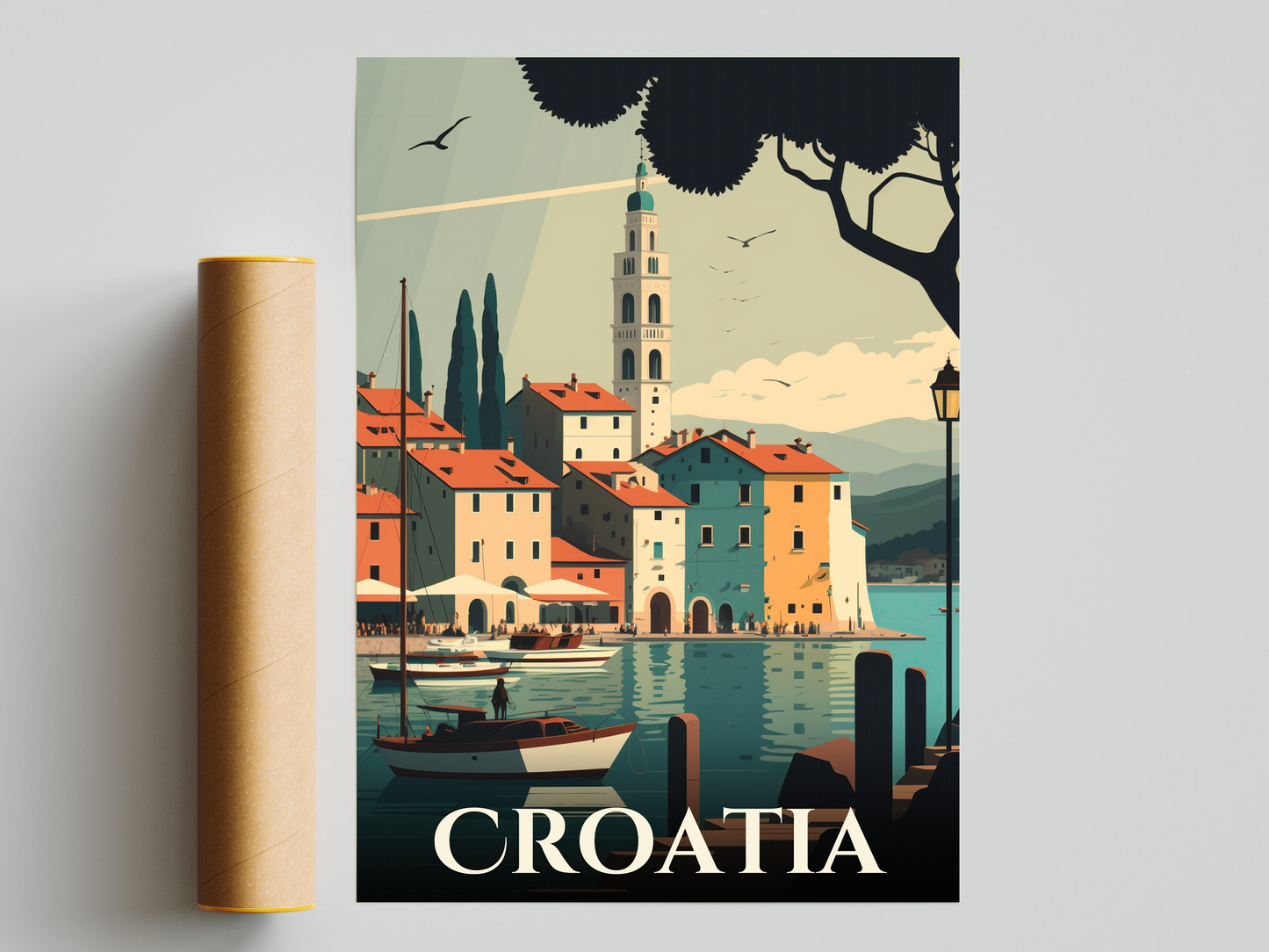 Croatia Printed Poster