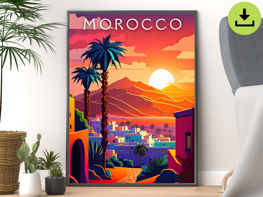 Morocco Downloadable Poster