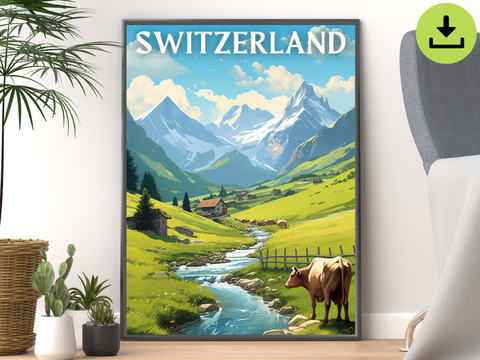 Switzerland Downloadable Poster