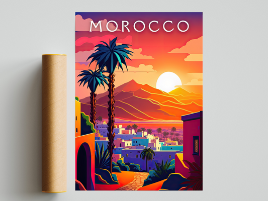 Morocco Printed Poster