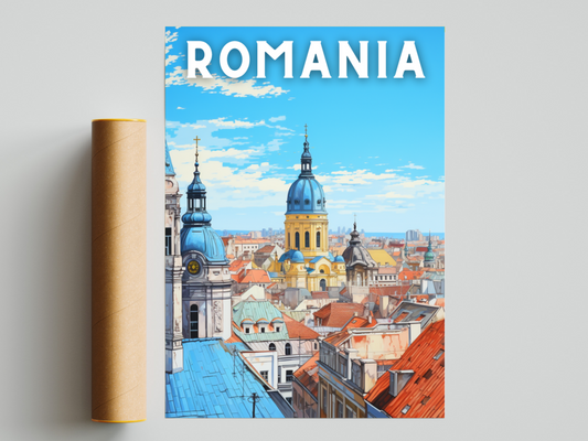 Romania Printed Poster