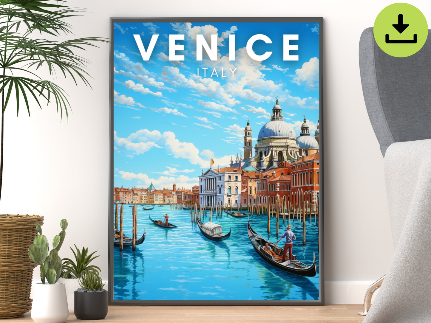 Italy: Venice Downloadable Poster