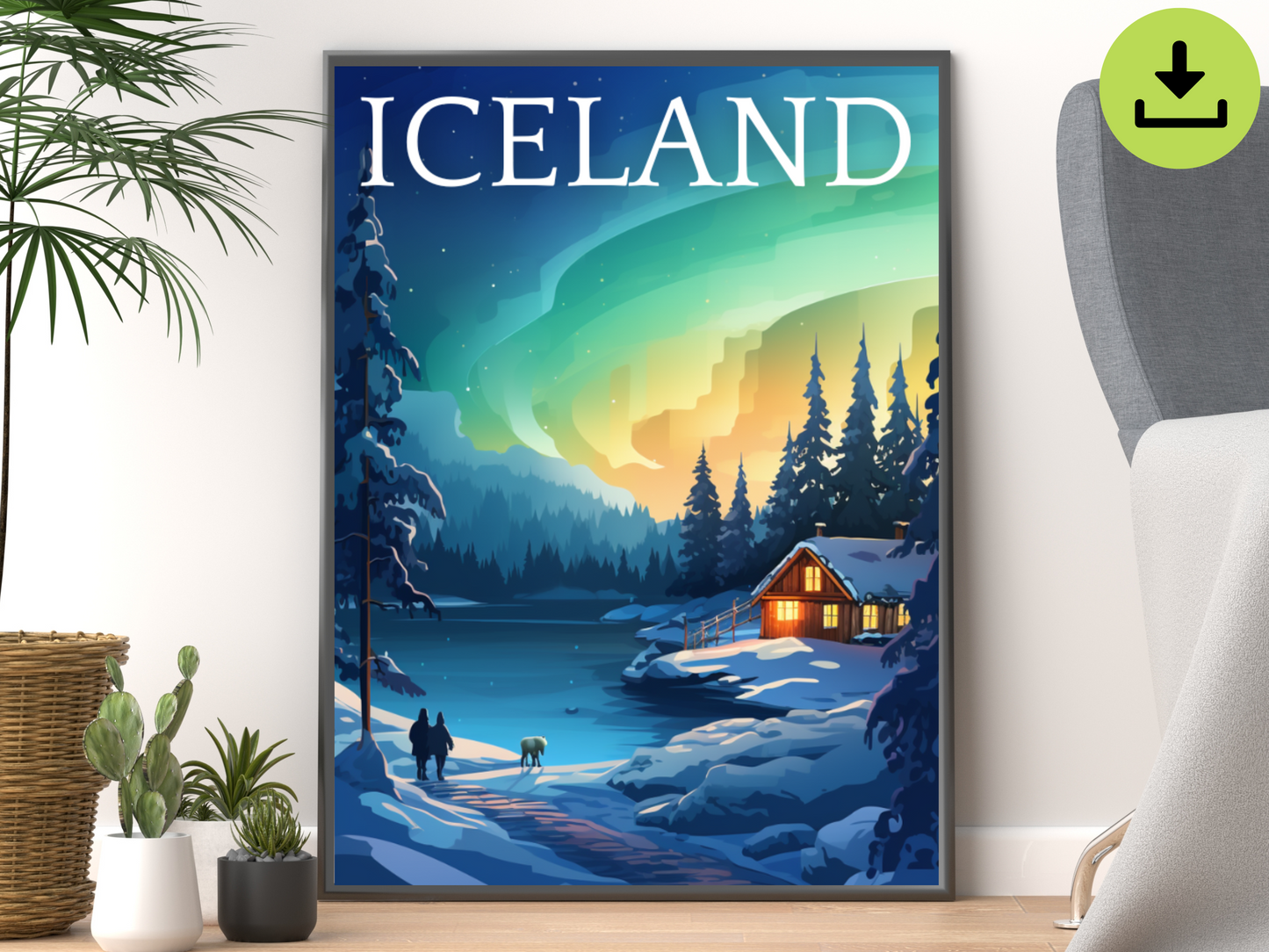 Iceland Downloadable Poster