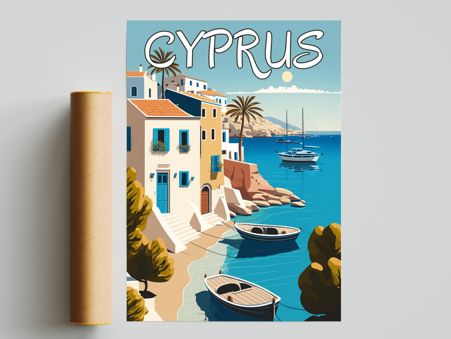 Cyprus Printed Poster