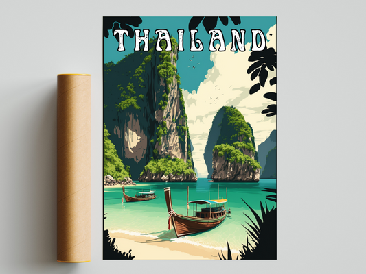 Thailand Printed Poster