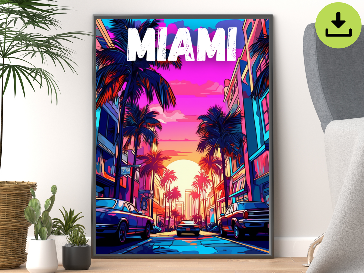 Miami Downloadable Poster