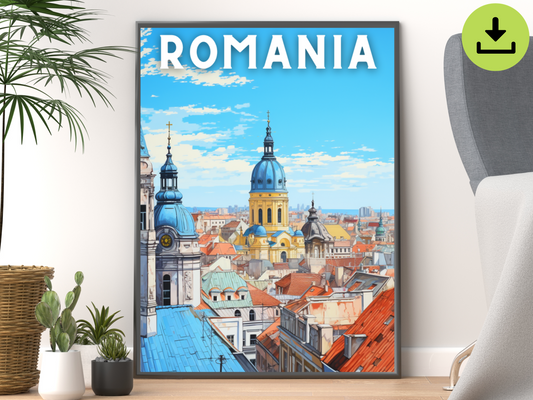 Romania Downloadable Poster