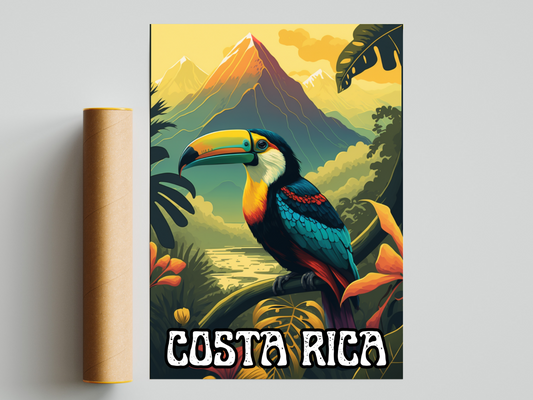 Costa Rica Printed Poster