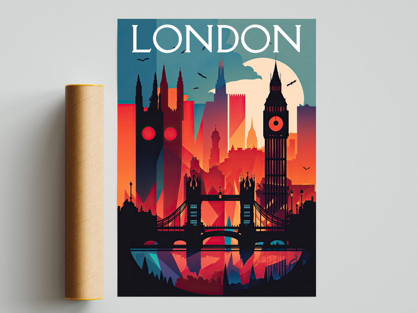 London Printed Poster