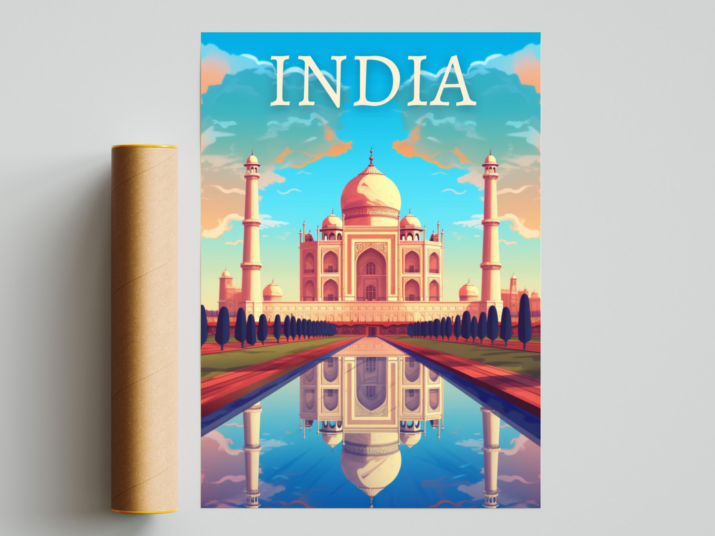 India Printed Poster