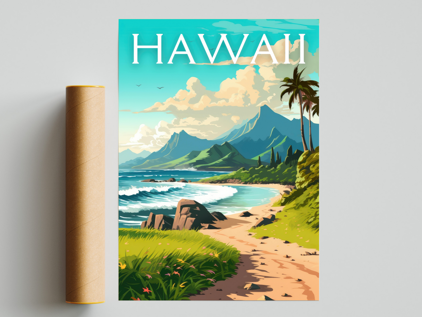 Hawaii Printed Poster