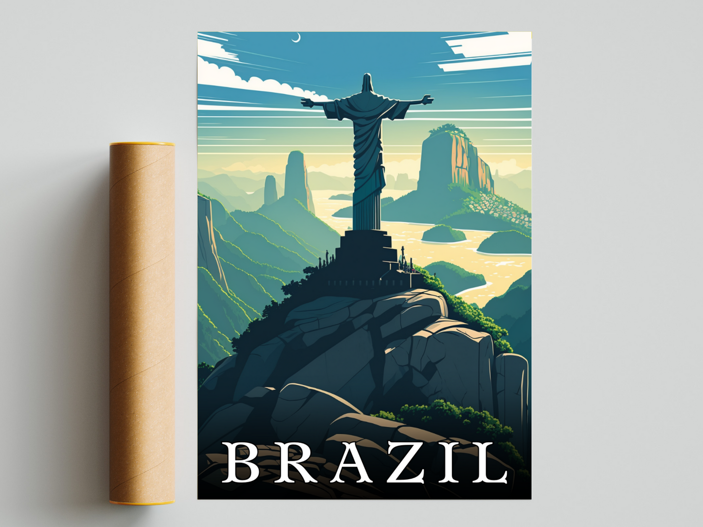 Brazil Printed Poster