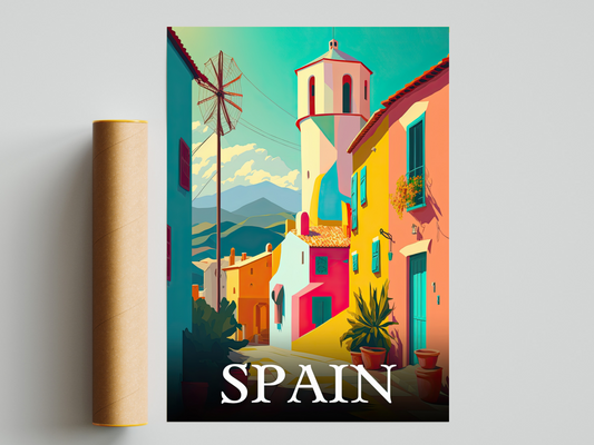 Spain Printed Poster