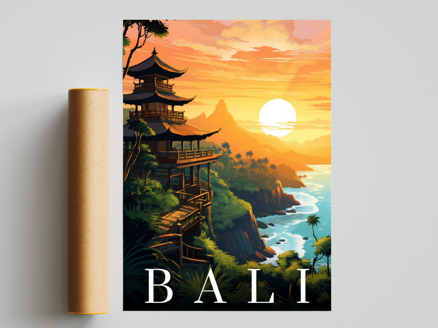 Bali Printed Poster