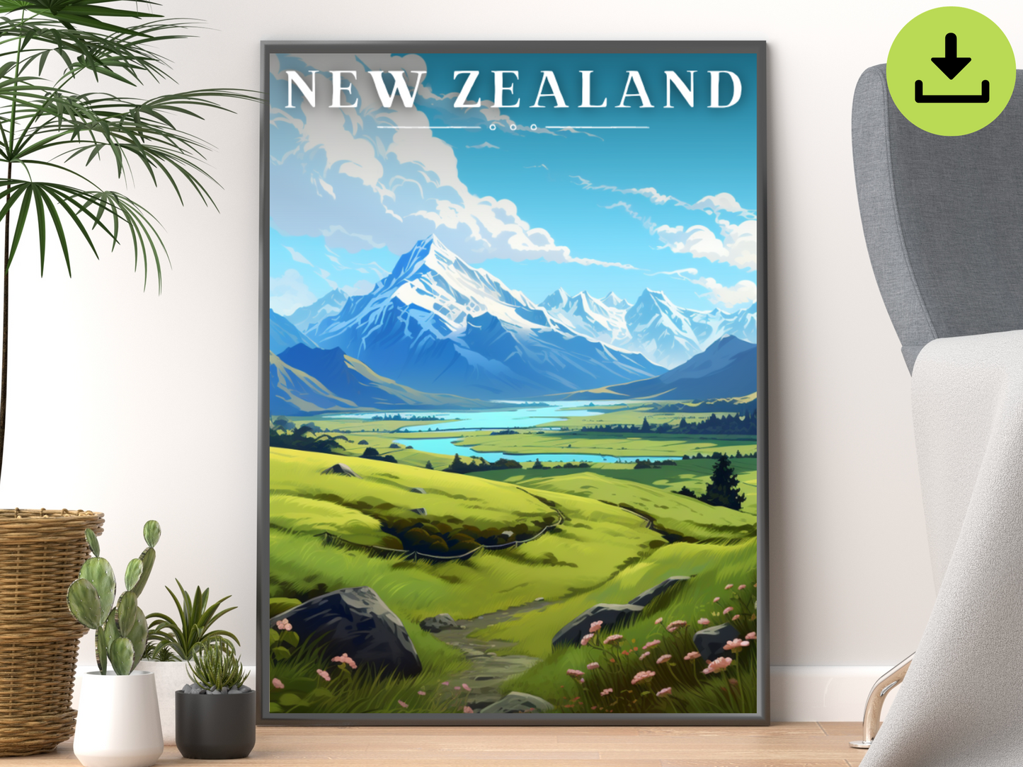 New Zealand Downloadable Poster