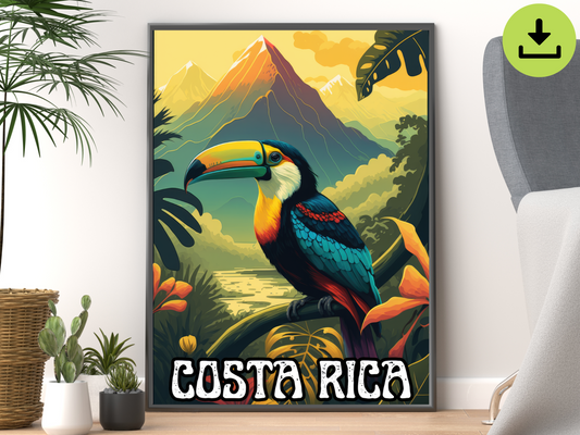 Costa Rica Downloadable Poster