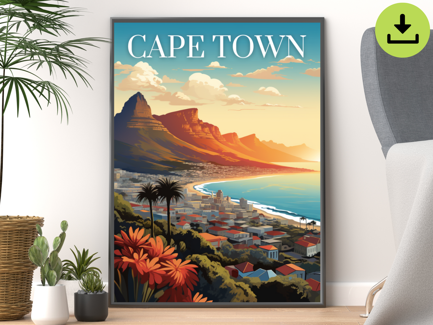 Cape Town Downloadable Poster