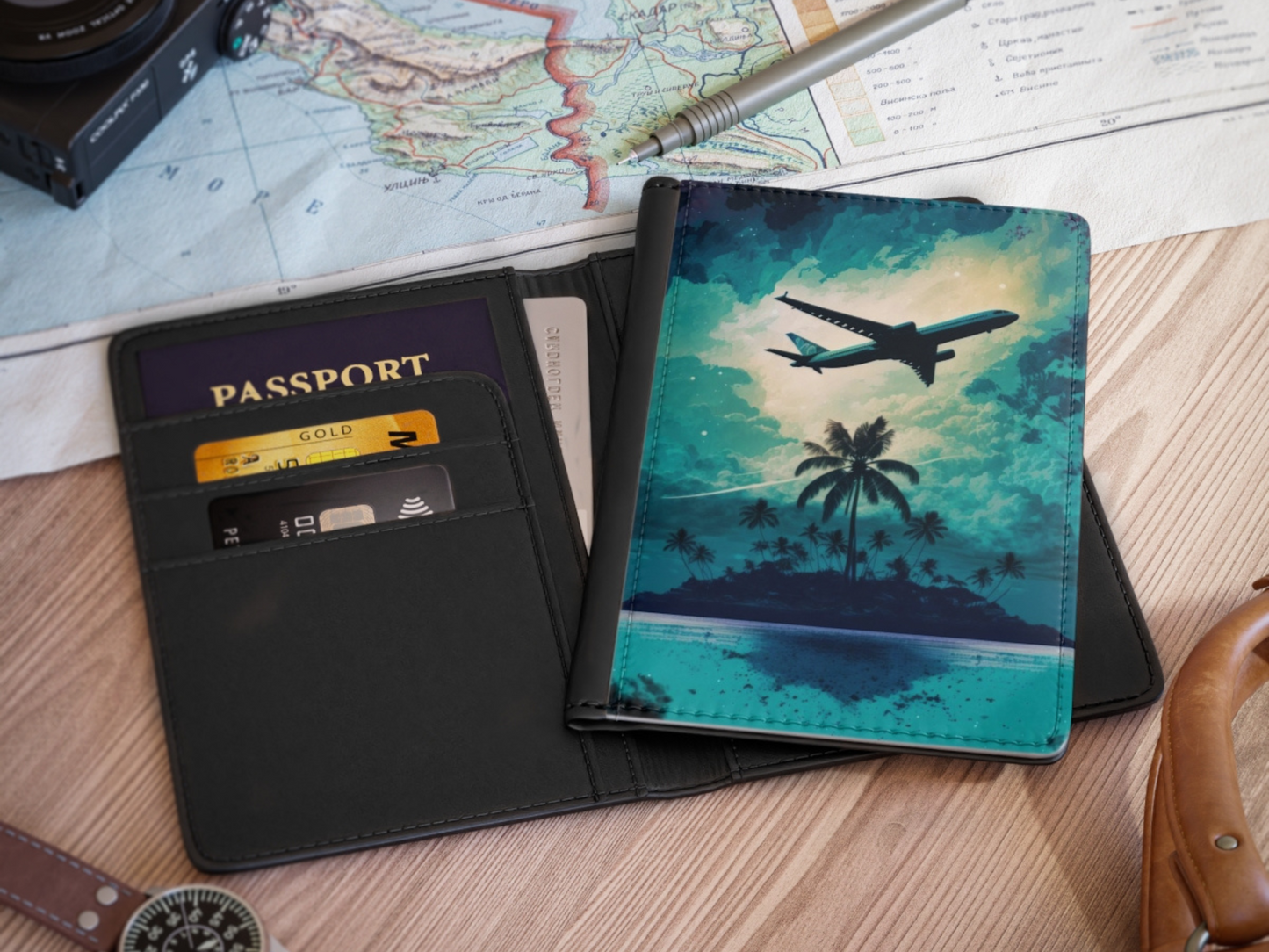 Island Voyager Nomadic Passport Cover