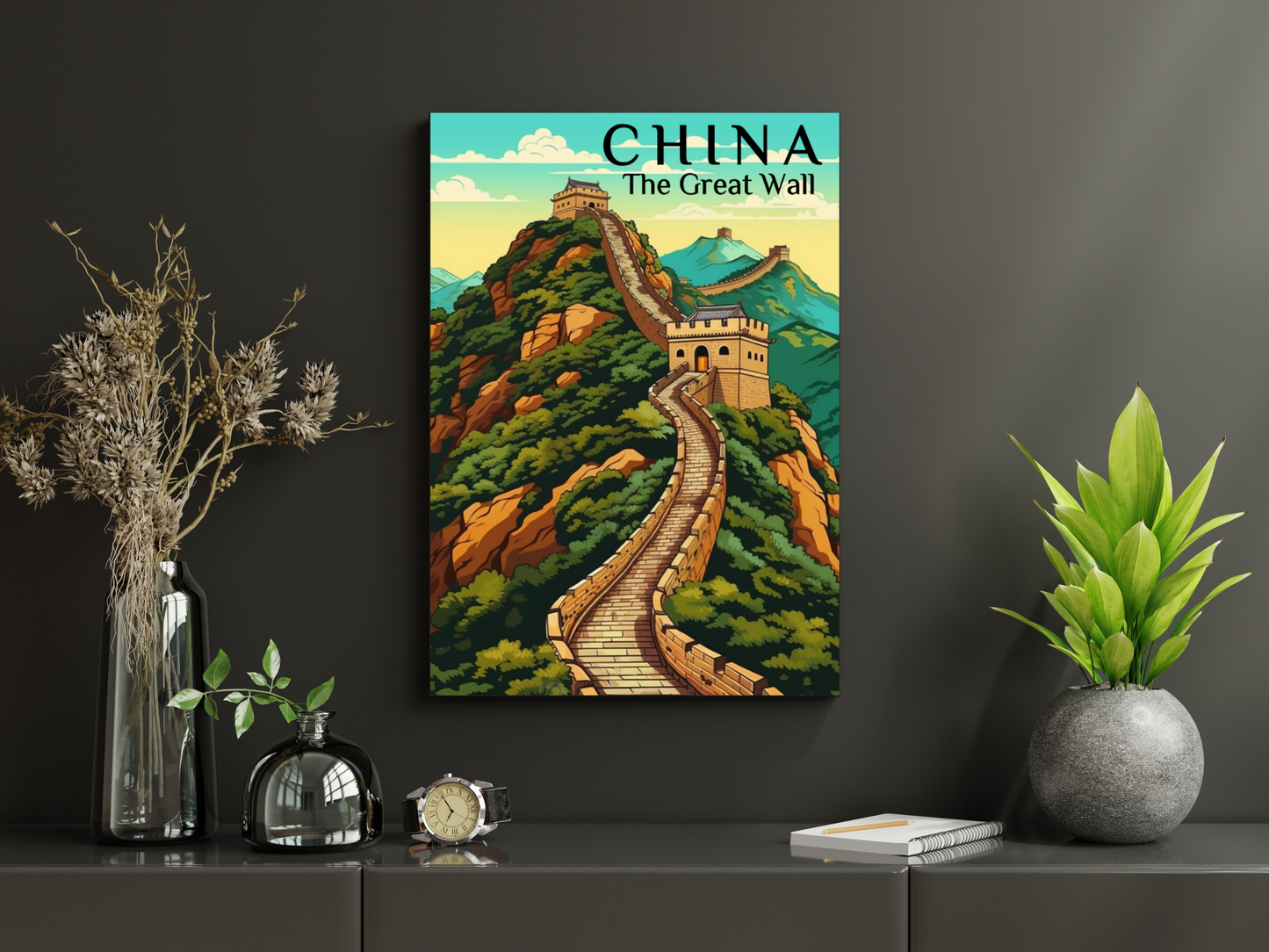 China: The Great Wall Printed Poster