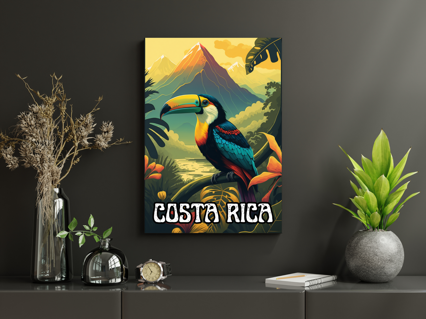 Costa Rica Printed Poster