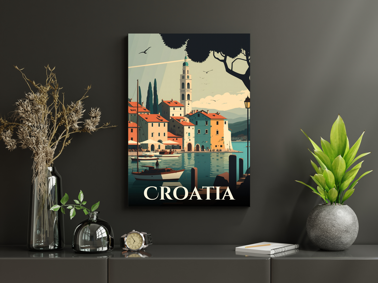 Croatia Printed Poster