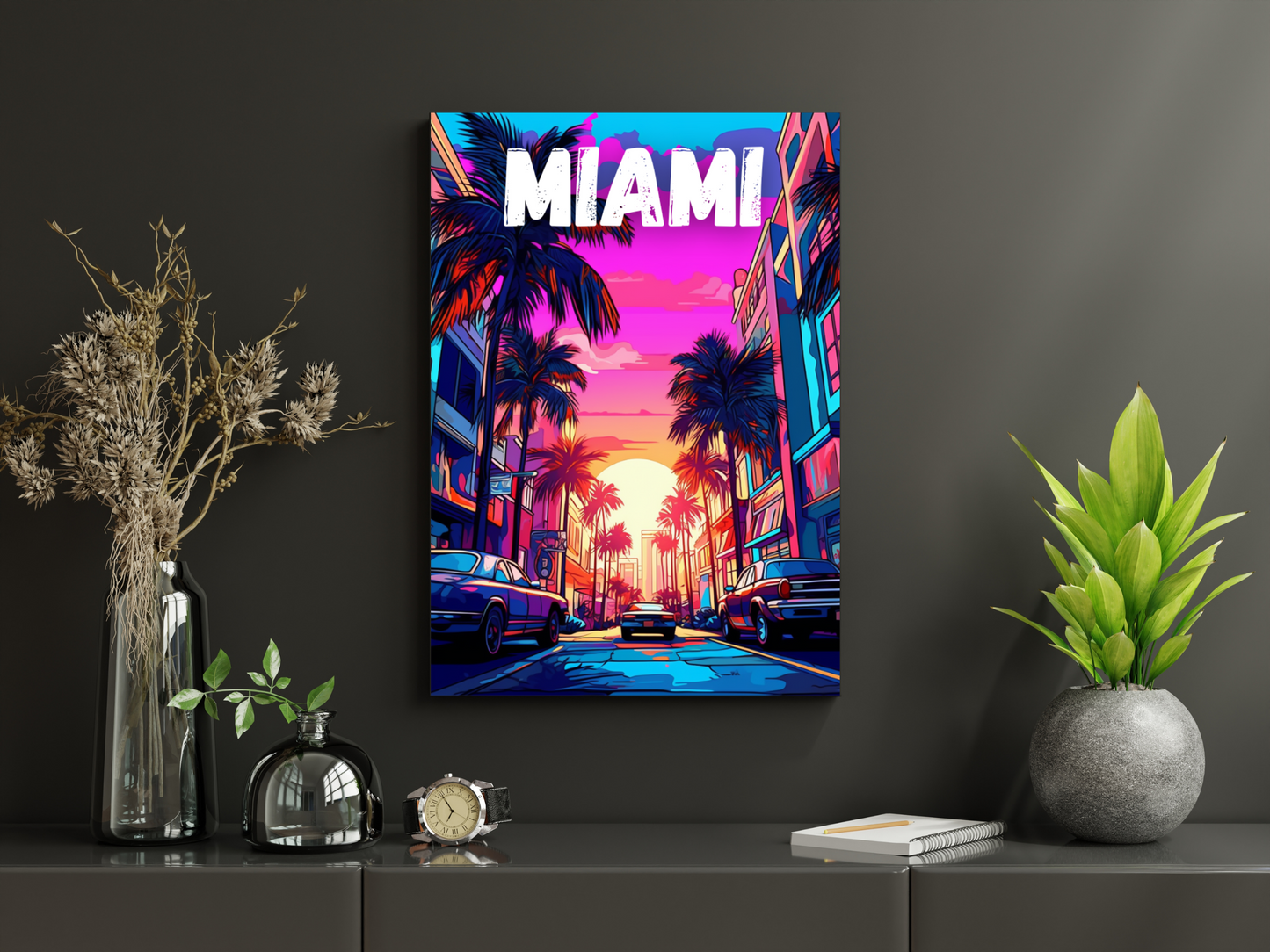 Miami Printed Poster