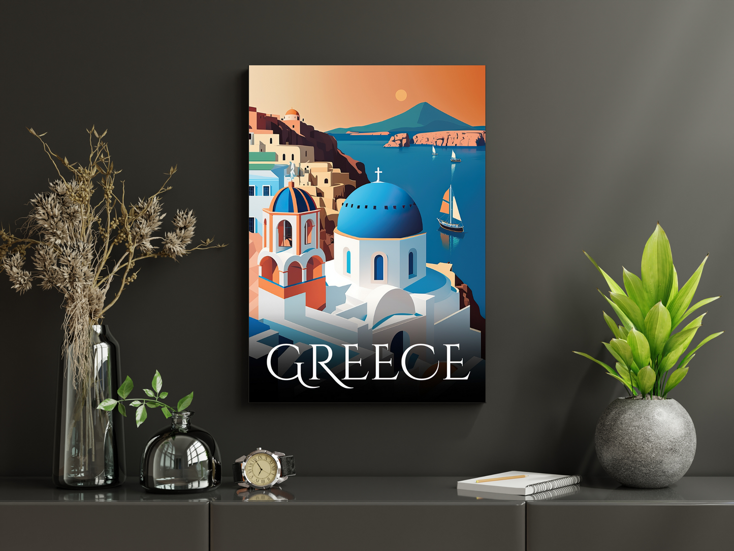 Greece Printed Poster