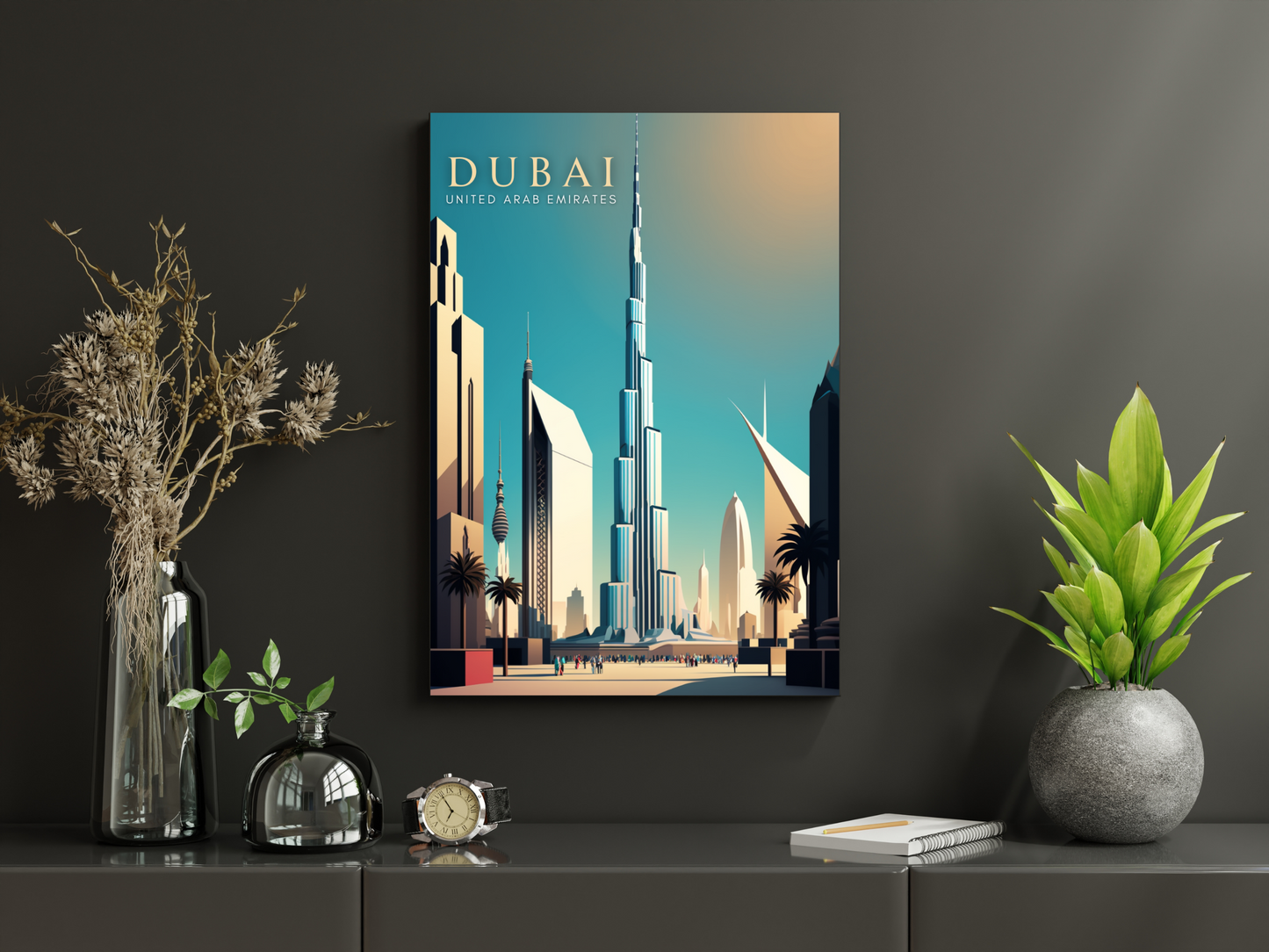 Dubai Printed Poster