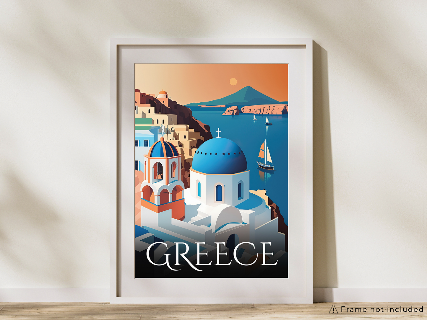 Greece Printed Poster