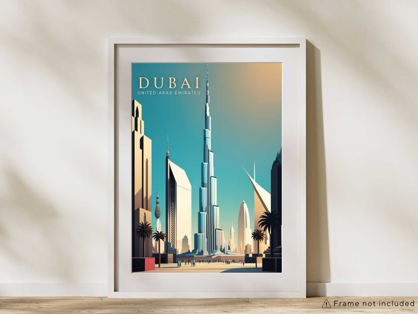 Dubai Printed Poster