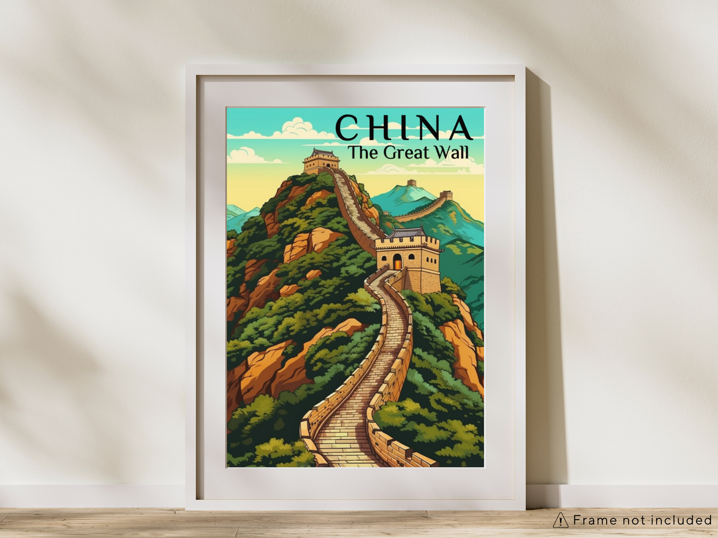 China: The Great Wall Printed Poster