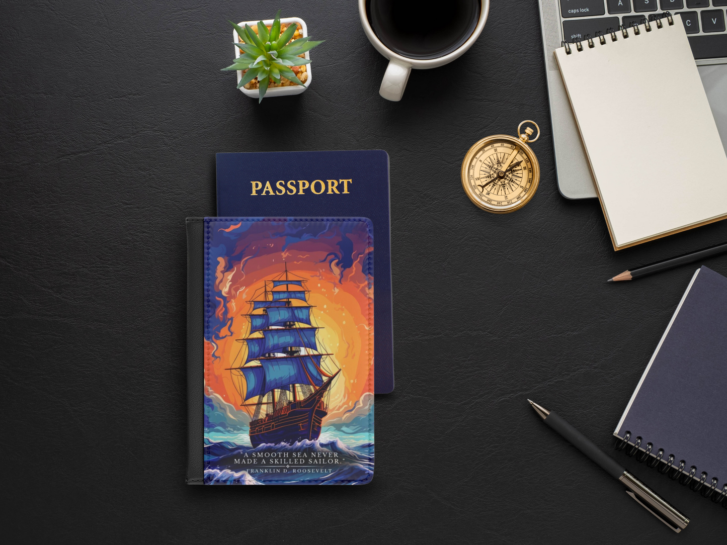 Sailor's Quest Nomadic Passport Cover