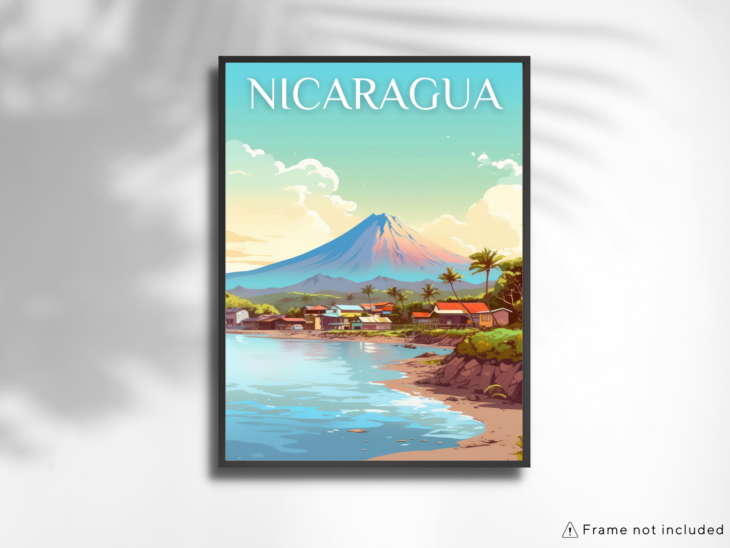 Nicaragua Printed Poster