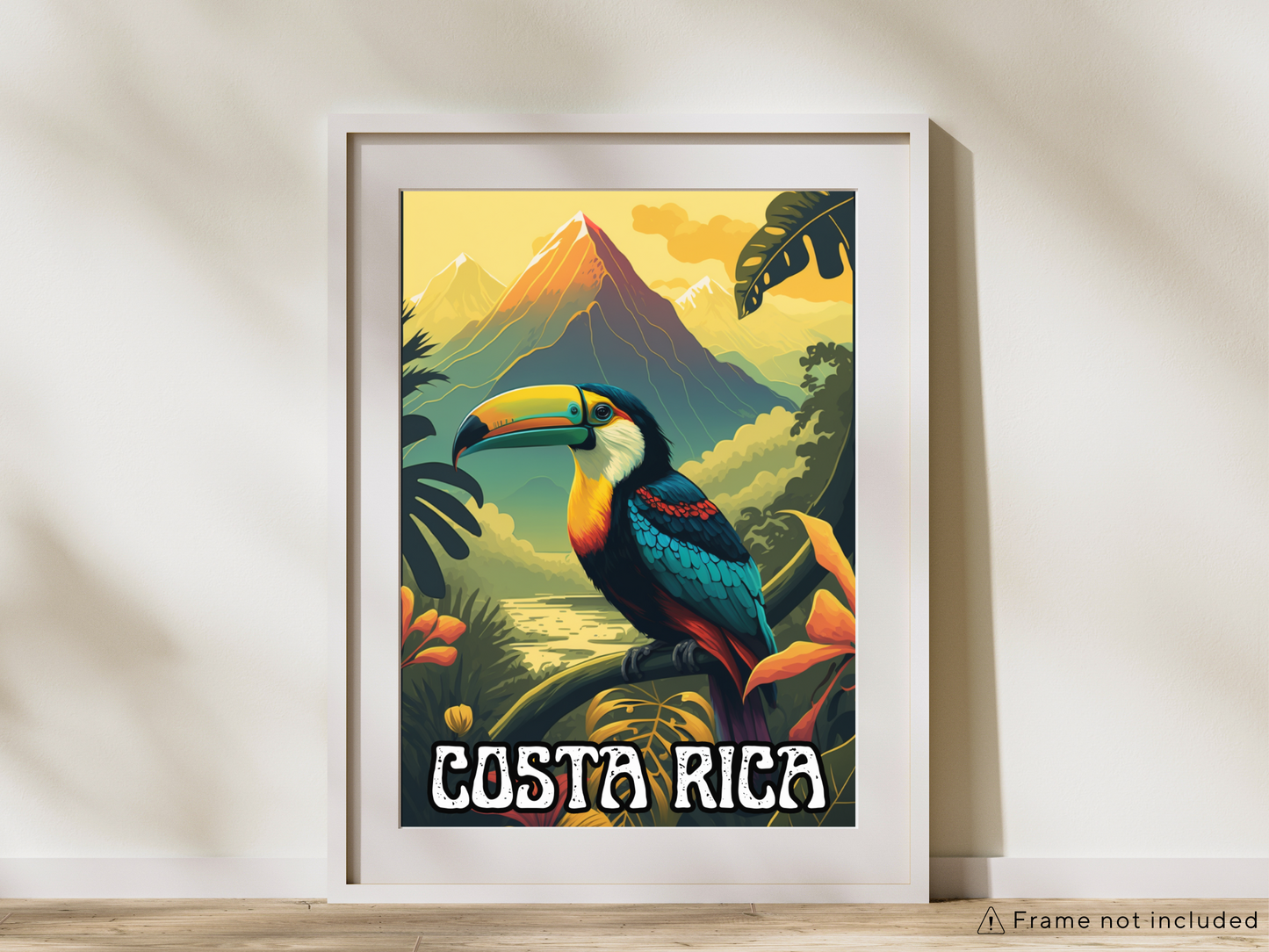 Costa Rica Printed Poster