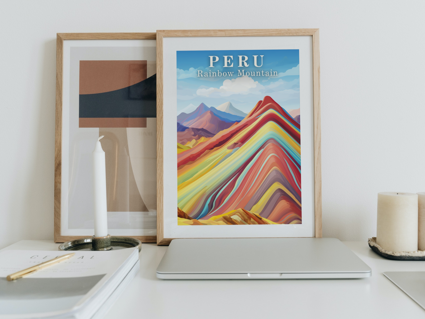 Peru: Rainbow Mountain Downloadable Poster