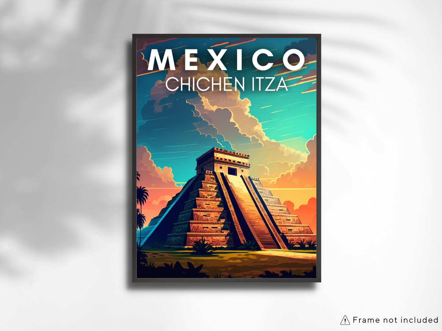 Mexico ( Chichen Itza) Printed Poster