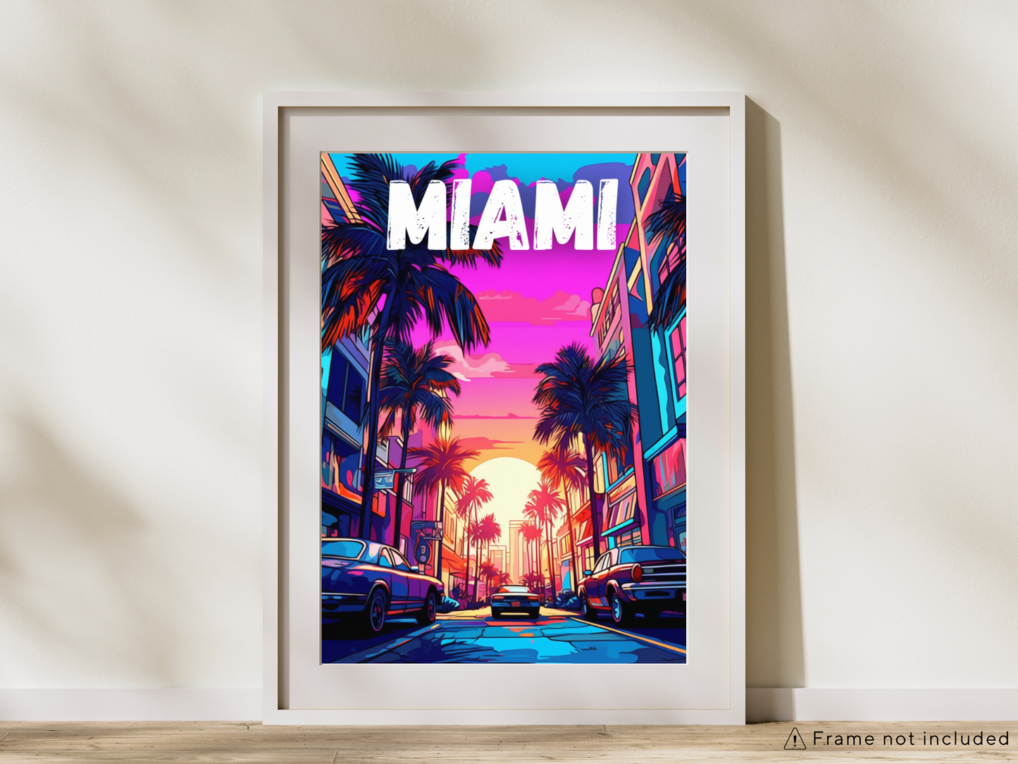 Miami Printed Poster