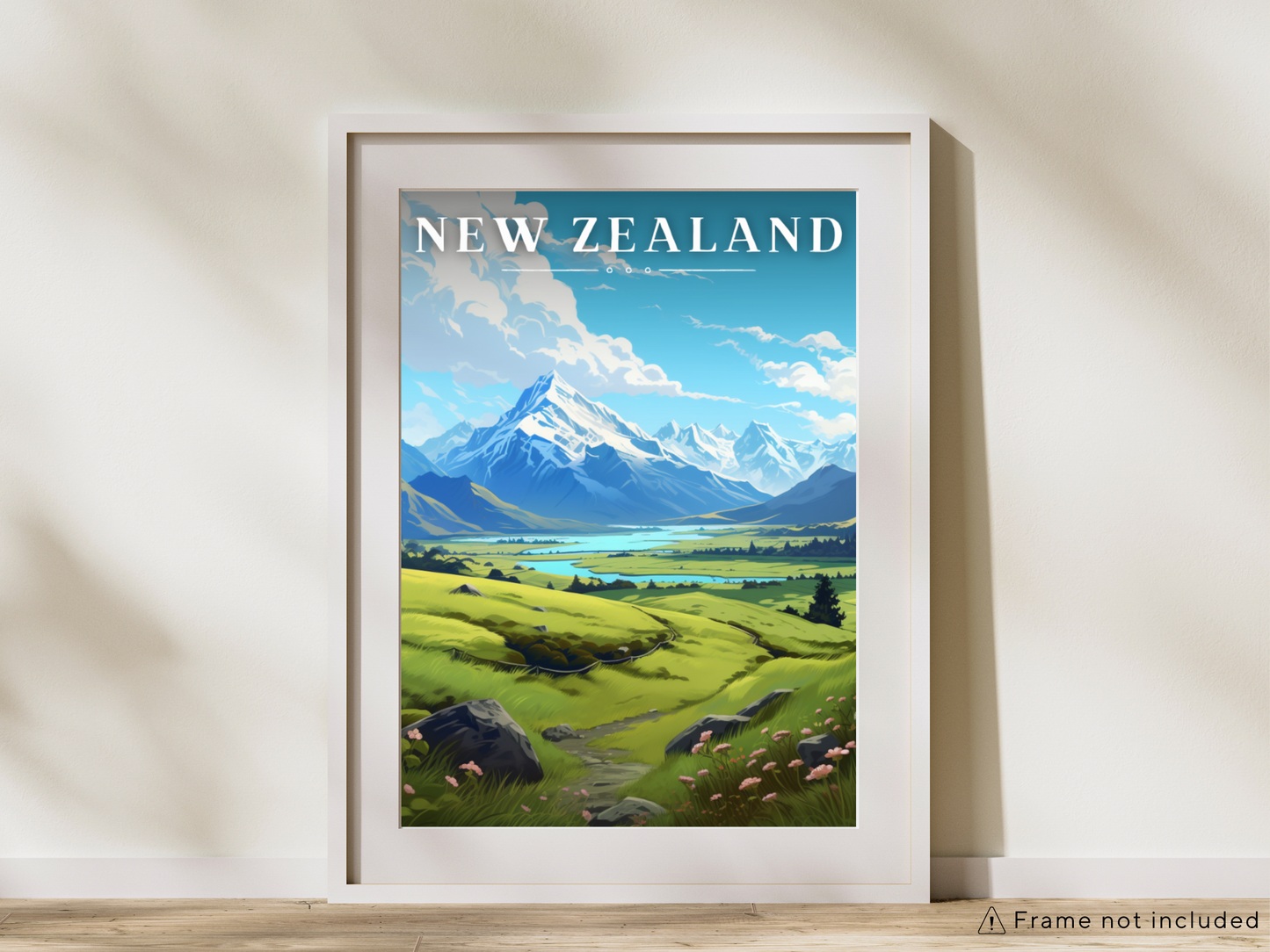 New Zealand Printed Poster