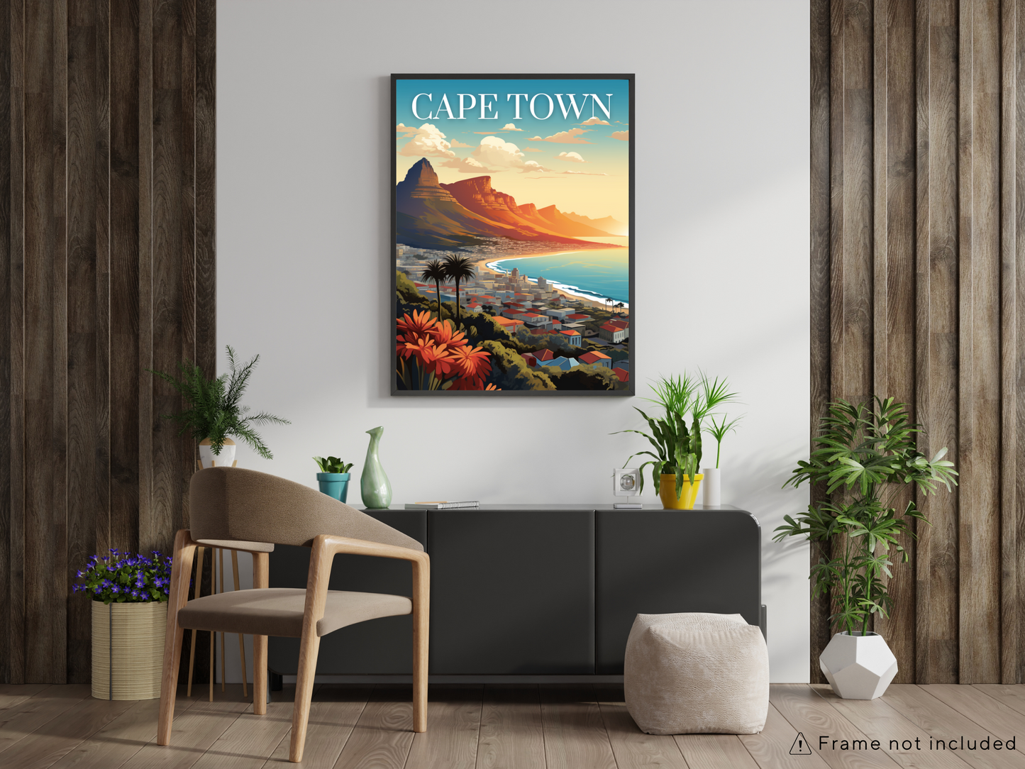 Cape Town Printed Poster