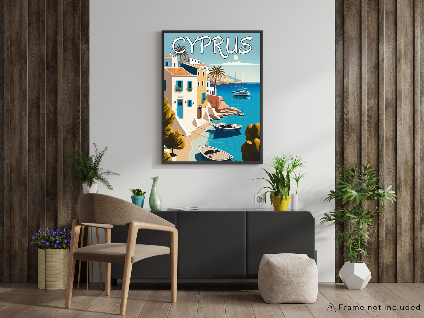 Cyprus Printed Poster