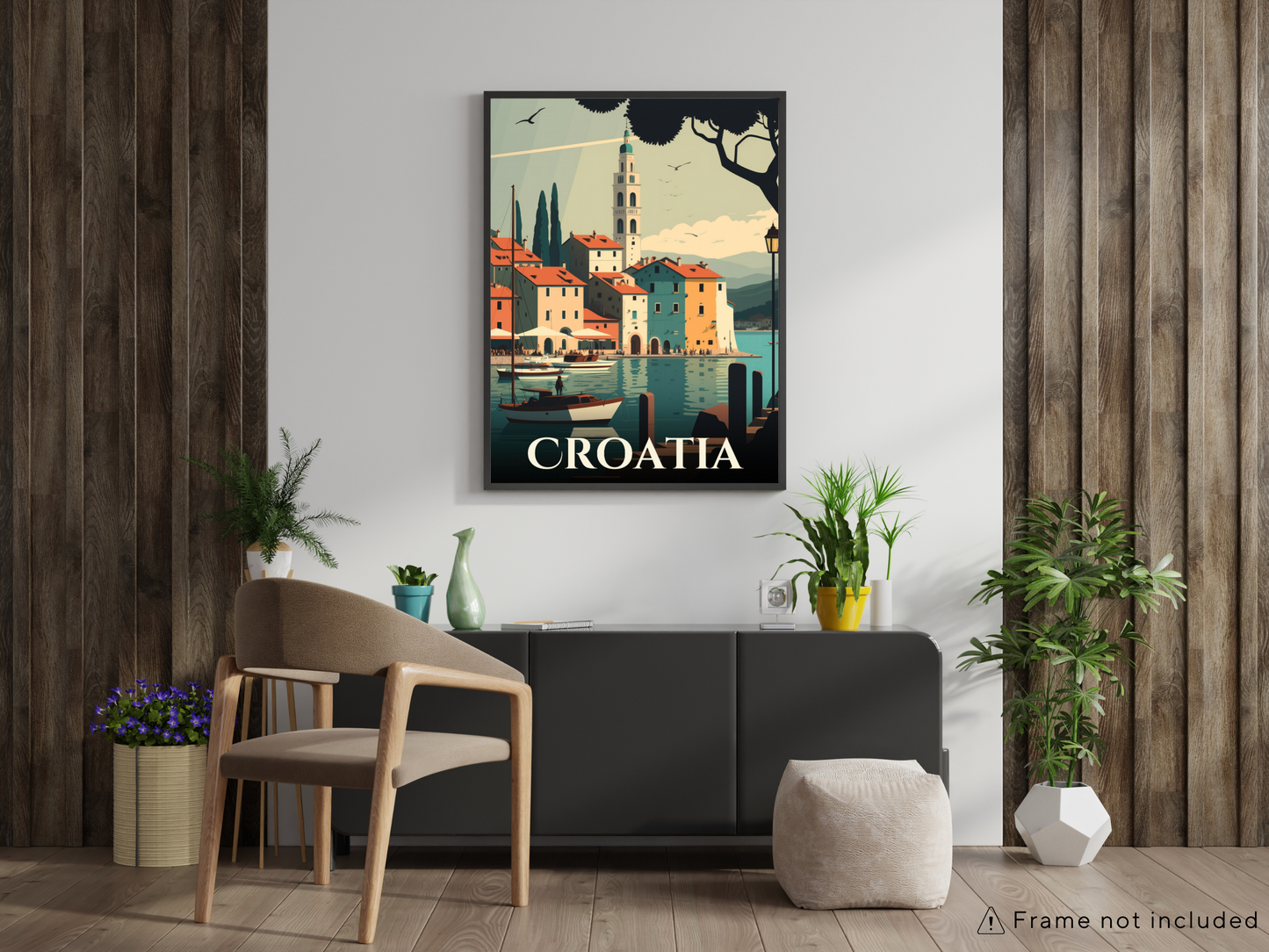 Croatia Printed Poster