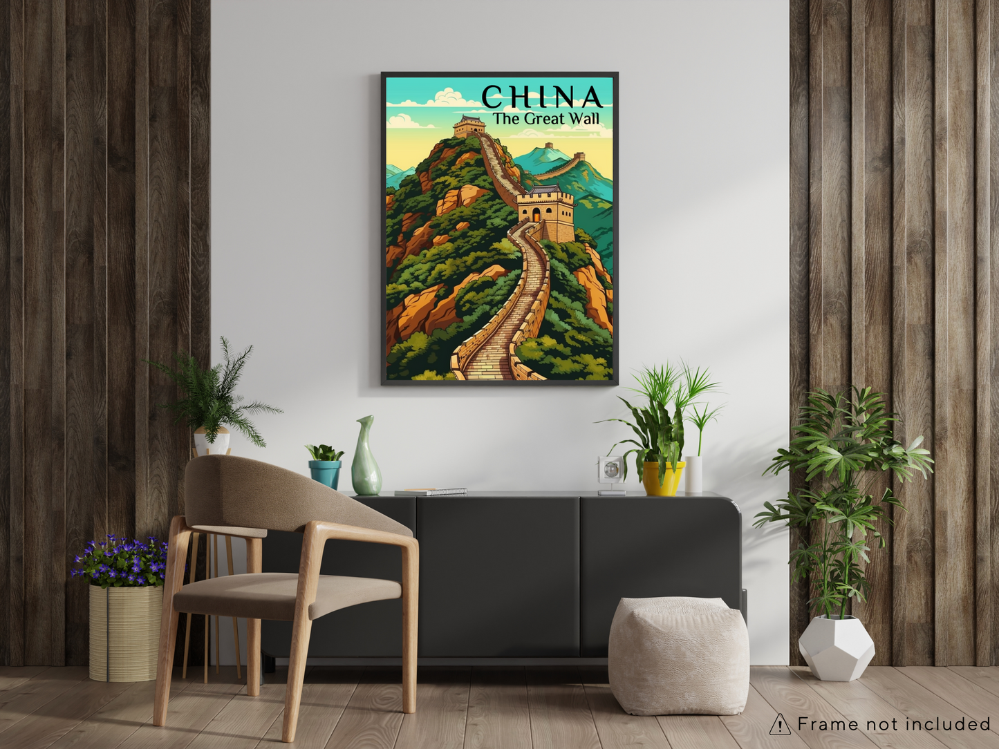 China: The Great Wall Printed Poster