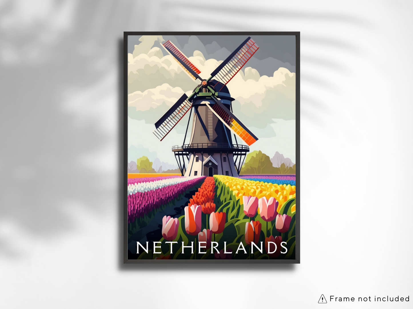 Netherlands Printed Poster